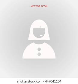 Woman's face icon