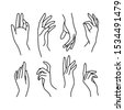 lineart hands