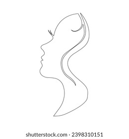 Skizzengrafik von Frauen in Einzelzeilen