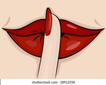 Woman's Lips - Vector