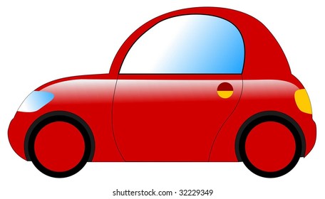 woman's mini car