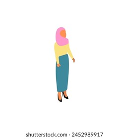 woman's pose with a relaxed walk female