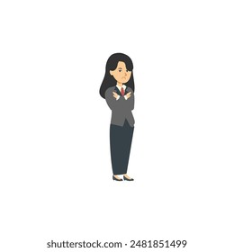 woman's pose with a relaxed walk female