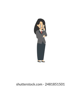 woman's pose with a relaxed walk female