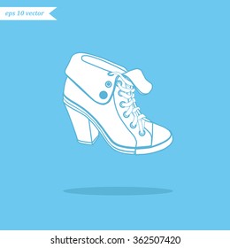 womans shoes icons