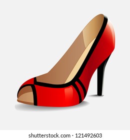Woman's Shoes - vector illustration