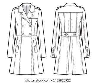 1,181 Trench coat sketch Images, Stock Photos & Vectors | Shutterstock