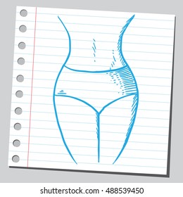 Woman's waist
