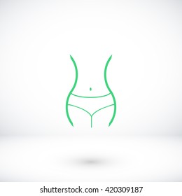 woman's waist icon