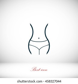 woman's waist icon