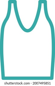 Blusa branca feminina, ilustração, vetor em um fundo branco.