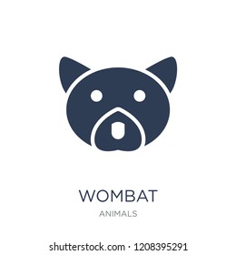 Wombat icon. Trendy flat vector Wombat icon on white background from animals collection, vector illustration can be use for web and mobile, eps10