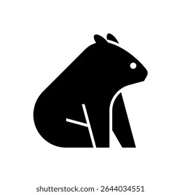 Wombat Logo. Icon design. Template elements