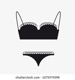 Women underwear icon