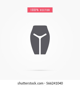 women abdomen icon 