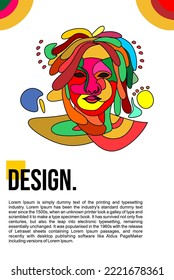 women abstract background design, women abstract design, curves abstract
