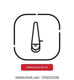 Women accessories symbol, purse outline vector icon. Modern, simple flat vector illustration for web site or mobile app