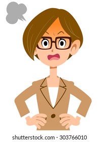 Women angry suit