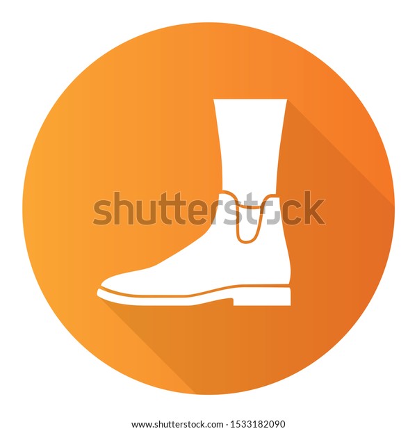 ladies orange ankle boots