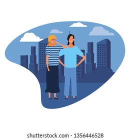 women avatar cartoon character