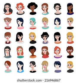 Women avatars