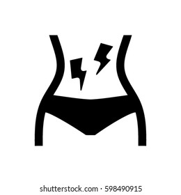 Women Back Pain Icon
