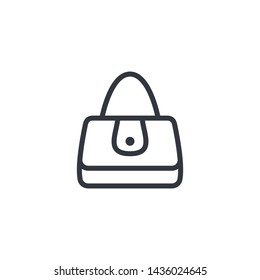 women bag elegance icon vector