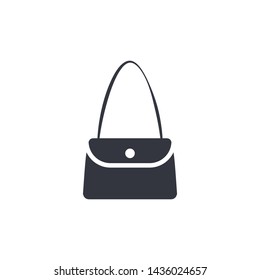 women bag elegance icon vector
