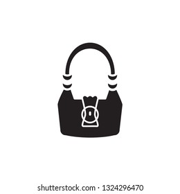 women bag icon vector