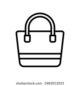 women bag icon vector design template simple and clean