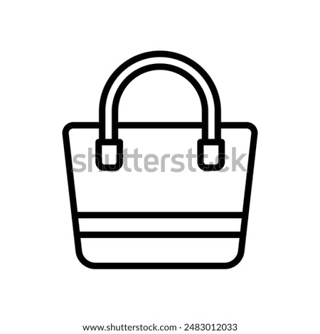 women bag icon vector design template simple and clean