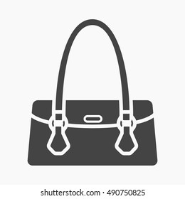 Women Bag Icon Vector Illustration Web Stock Vector (Royalty Free ...