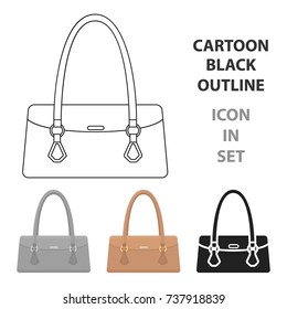 Women bag icon of vector illustration for web and mobile