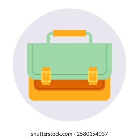 Women bag isolated concept. Vector graphic design illustration element