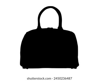 Women bag silhouette vector art