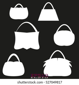 Women bag, vector icon, eps10