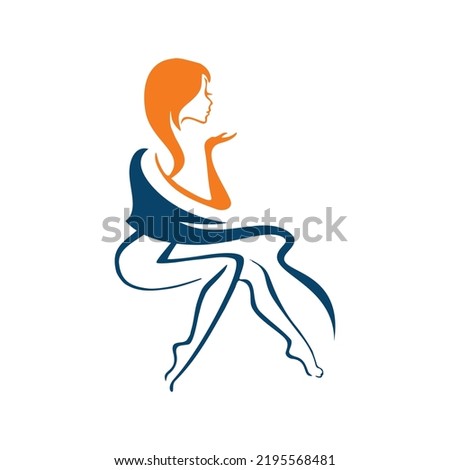 women Beatiful - vector logo concept illustration. Health logo. Healthy logo