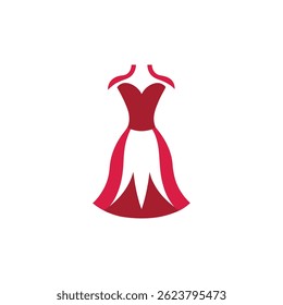 mulheres vestido de beleza moda alfaiate designer desenhado arte vintage logotipo símbolo modelo ilustração para alfaiate loja moda
