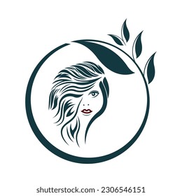 Women beauty, salon, spa, hair minimalist logo design inspiration