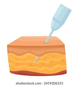 Women belly procedure icon cartoon vector. Slim care. Stomach health