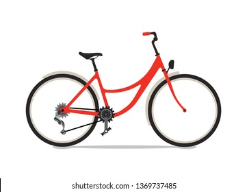 Women Bike vector