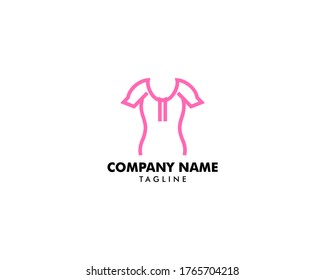 Women Blouse Logo Design Template Vector Illustration