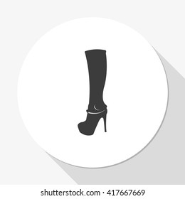 The women boot icon.