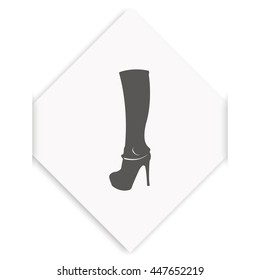 The women boot icon.