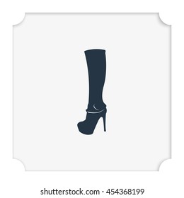 The women boot icon.
