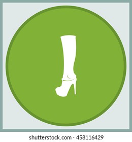 The women boot icon.