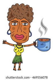 women from Brazil vector illustration
