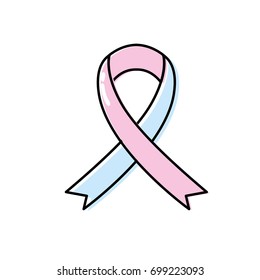 women breast cancer symbol design