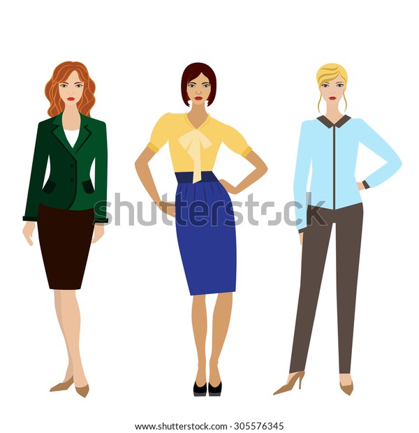 women in business clothes