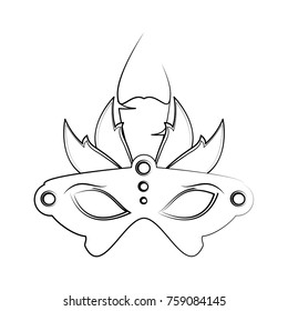 Women carnival mask